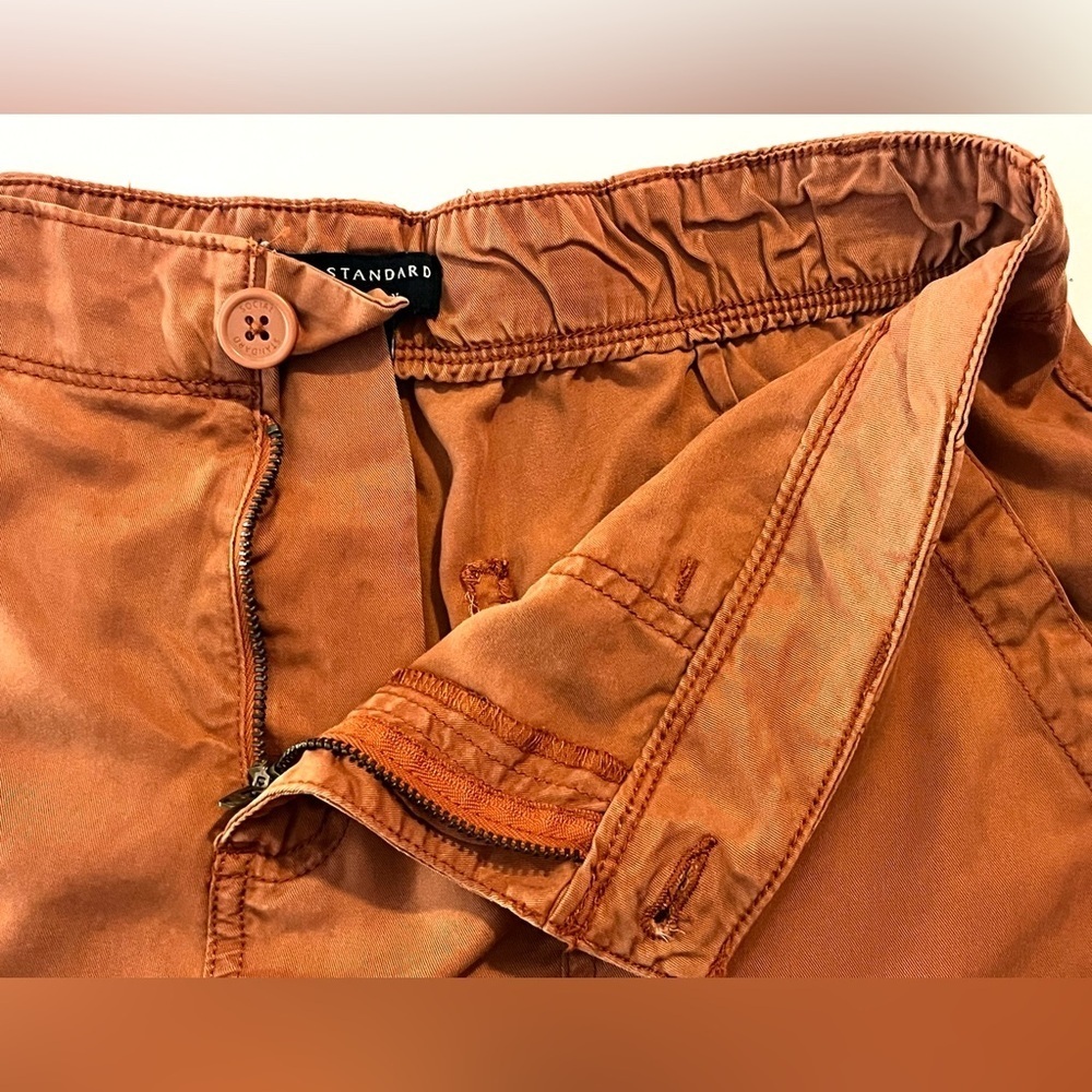 Social Standard by Sanctuary Women's Orange Casual Fortune Shorts Size Small - Picture 4 of 14